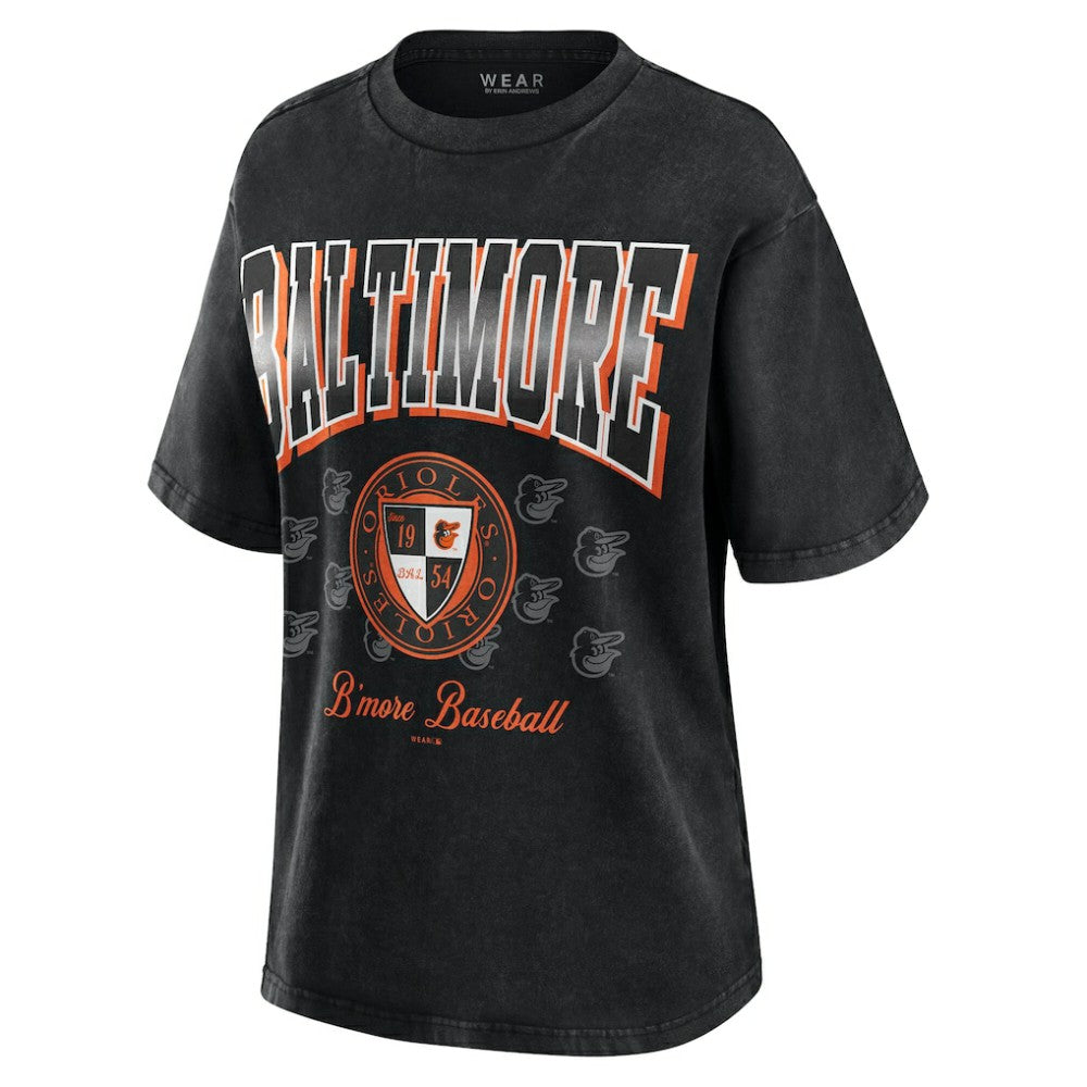 Baltimore Orioles WEAR by Erin Andrews Women's Oversized Boyfriend T-Shirt - MLB T-shirts