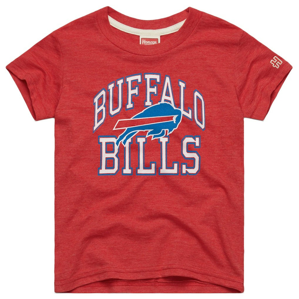 Buffalo Bills Homage Youth Arch Tri-Blend T-Shirt | NFL New