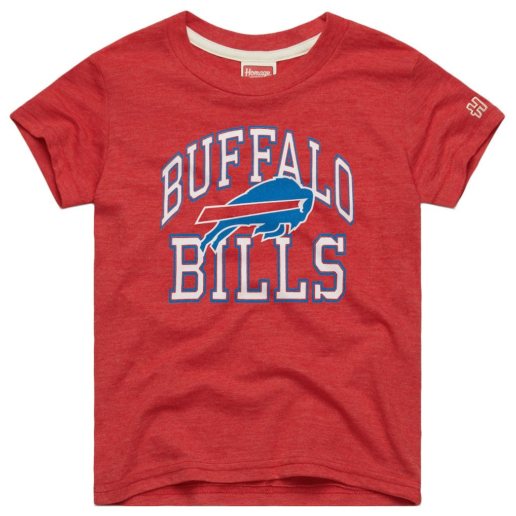 Buffalo Bills Homage Youth Arch Tri-Blend T-Shirt | NFL New