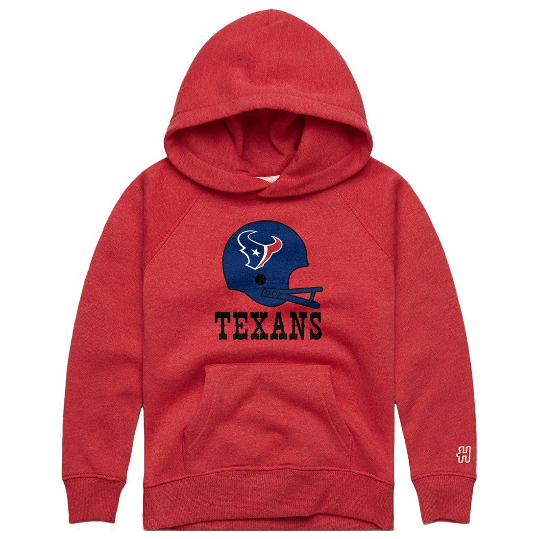 Houston Texans Homage Youth Big Helmet Tri-Blend Hoodie | NFL Near me