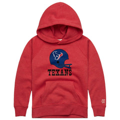 Houston Texans Homage Youth Big Helmet Tri-Blend Hoodie | NFL Near me