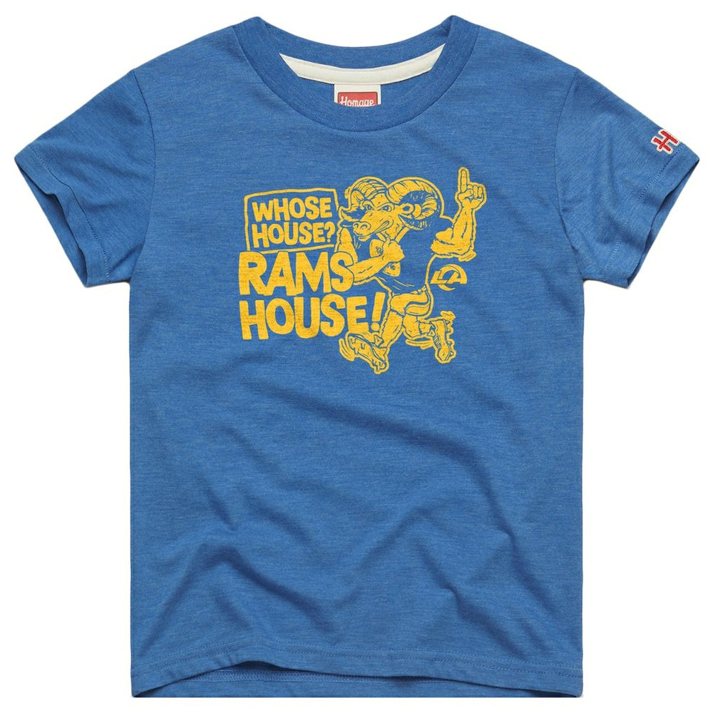 Los Angeles Rams Homage Youth Whose House Mascot Tri-Blend T-Shirt | NFL Online