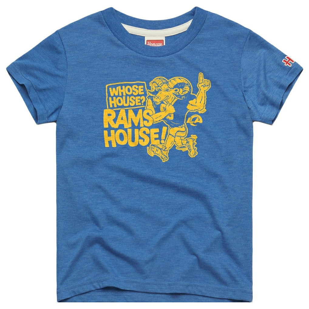 Los Angeles Rams Homage Youth Whose House Mascot Tri-Blend T-Shirt | NFL Online