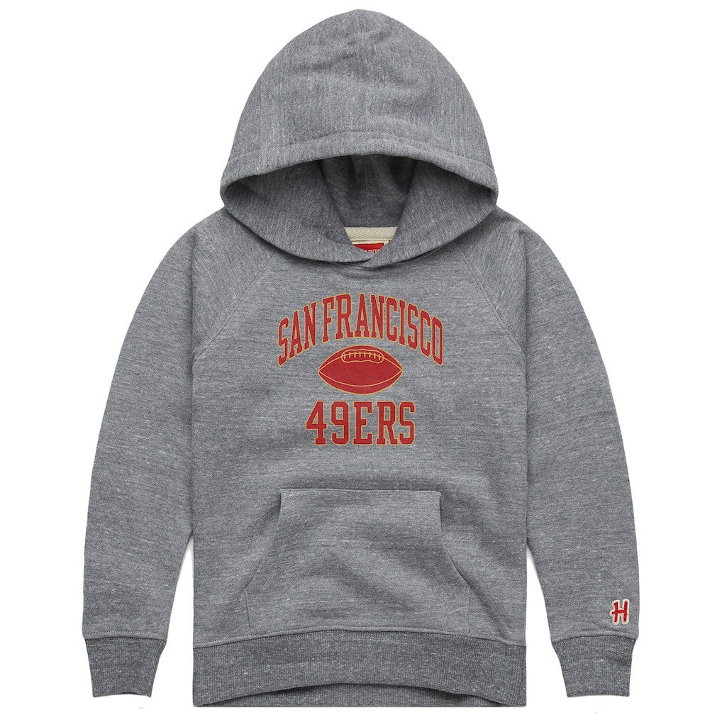 San Francisco 49ers Homage Youth Gridiron Tri-Blend Hoodie | NFL Near me