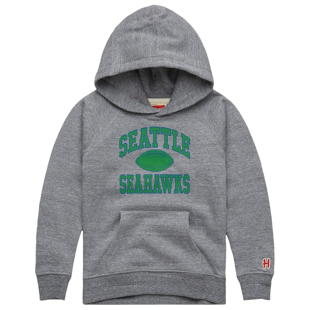 Seattle Seahawks Homage Youth Gridiron Tri-Blend Hoodie | NFL Discount