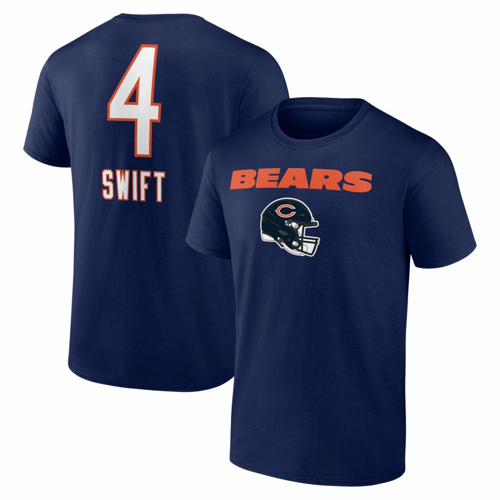 Chicago Bears D'Andre Swift  Team Wordmark T-Shirt | NFL Hot