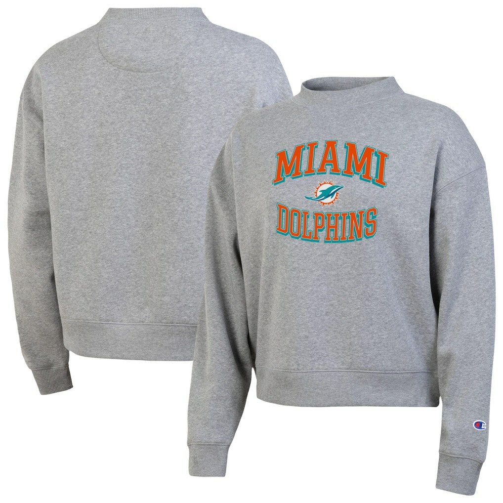 Miami Dolphins Women's Triumph Tri-Blend Sweatshirt | NFL New