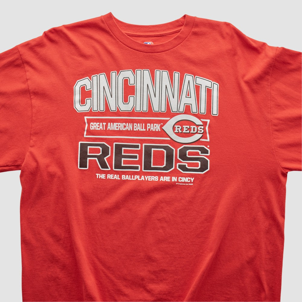 Cincinnati Reds Genuine Merchandise 2000s Long Sleeve T-shirt - MLB T-shirts