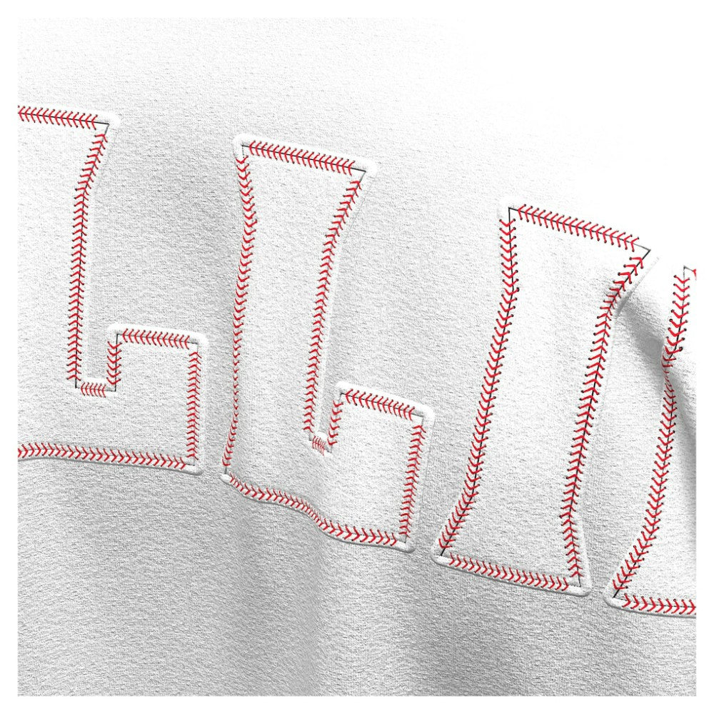 Philadelphia Phillies Fanatics Women's Baseball Stitch Spirit Jersey Long Sleeve T-Shirt - MLB Jerseys