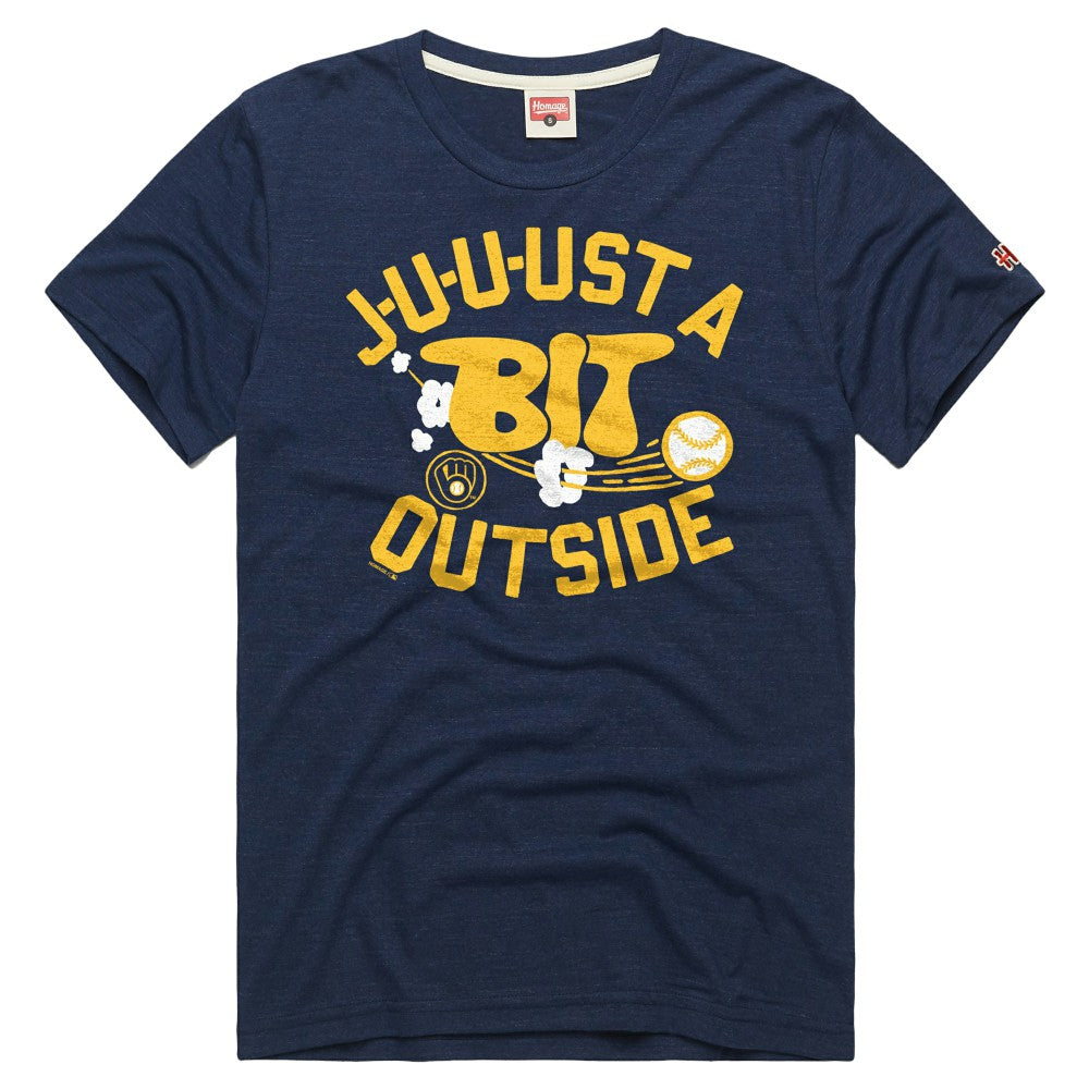 Milwaukee Brewers Homage Tri-Blend Hyperlocal T-Shirt - MLB T-shirts