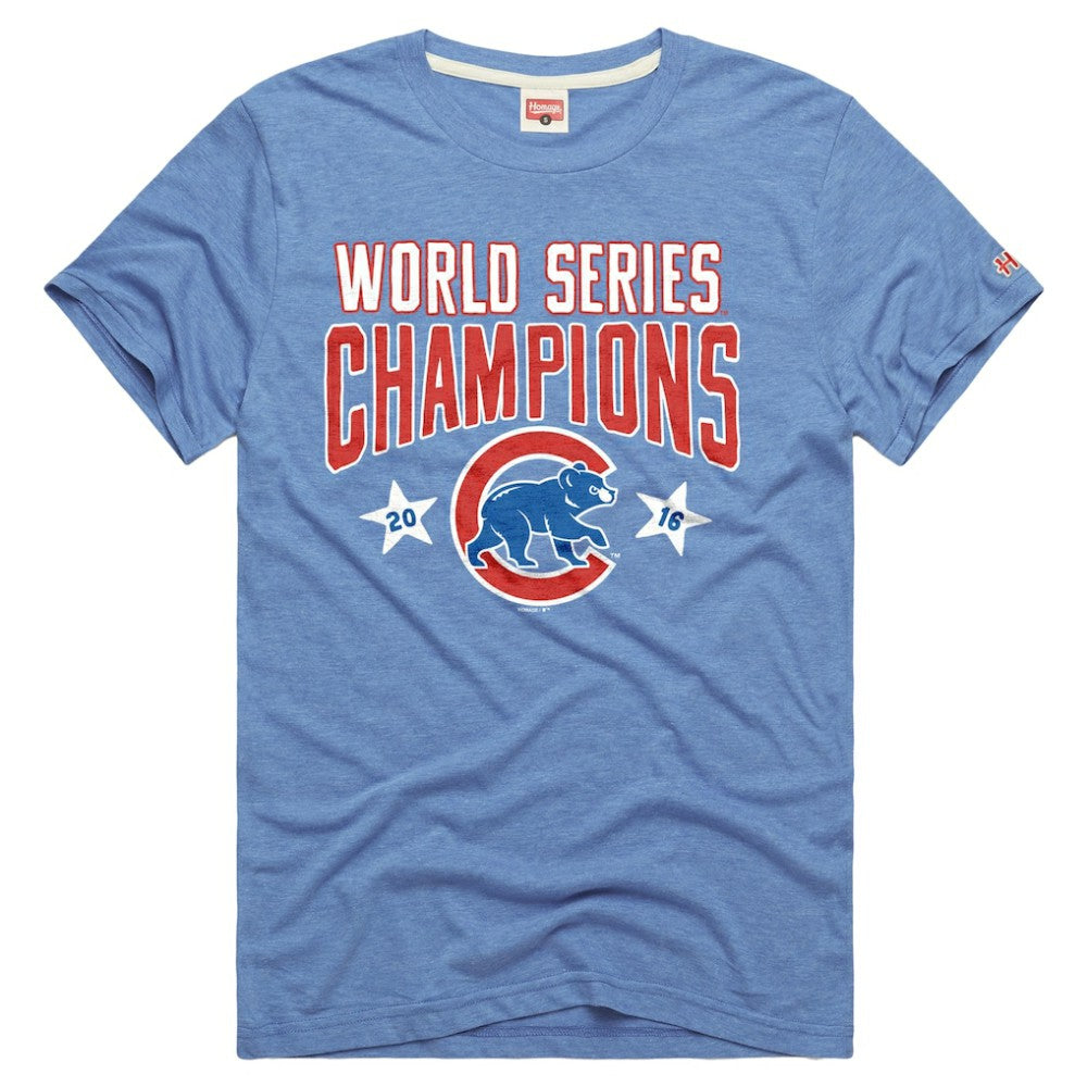 Chicago Cubs Homage Tri-Blend Hyperlocal T-Shirt - MLB T-shirts
