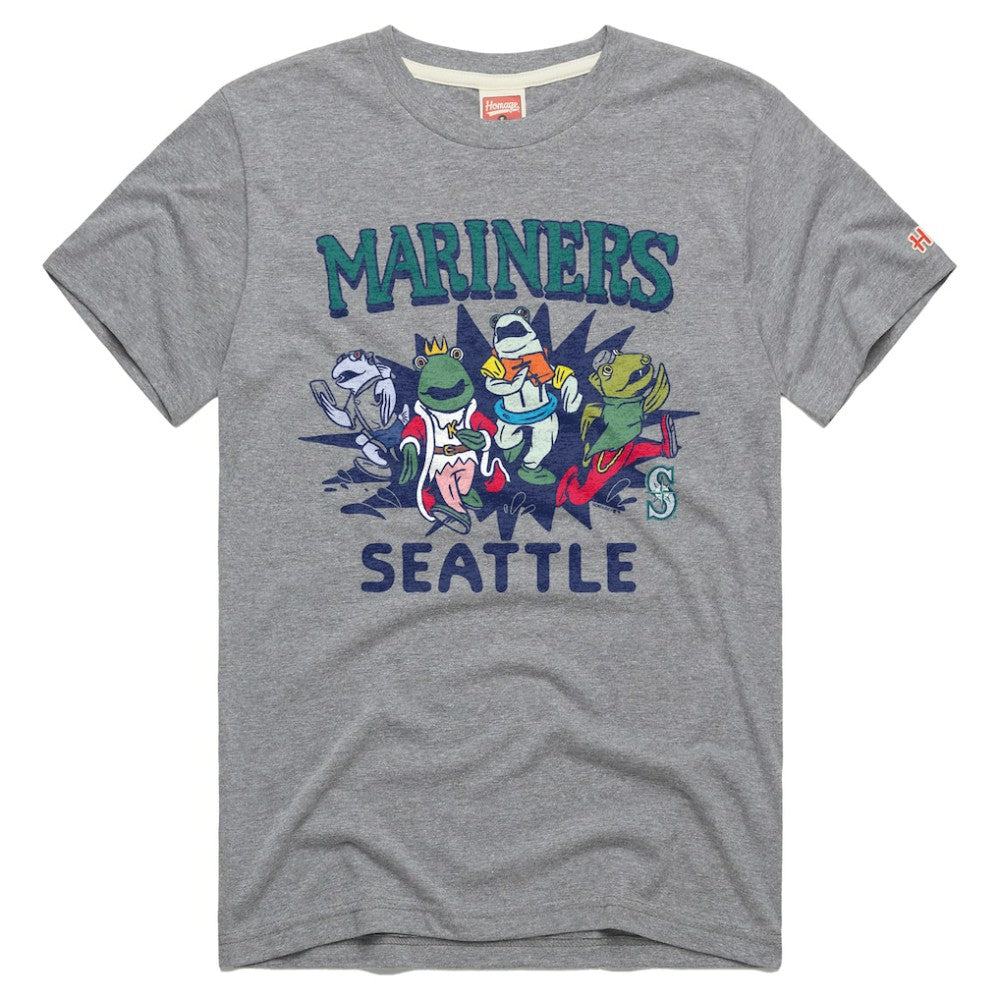 Seattle Mariners Homage Tri-Blend Hyperlocal T-Shirt - MLB T-shirts
