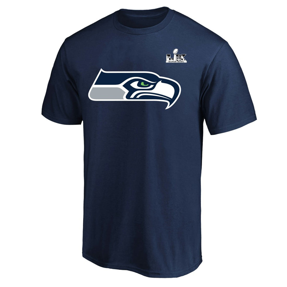 Seattle Seahawks Jaxon Smith-Njigba  Super Bowl LX Patch Big & Tall Name & Number T-Shirt | NFL Hot