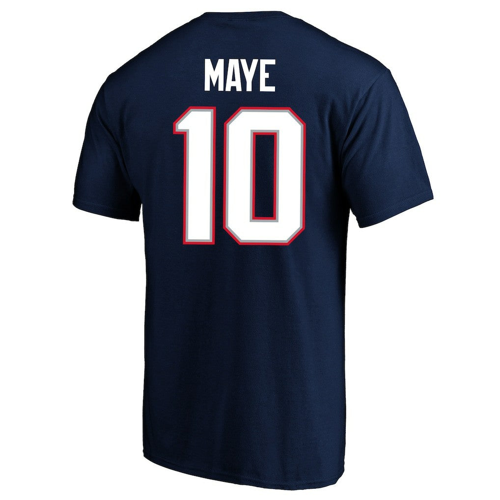 New England Patriots Drake Maye  Super Bowl LX Patch Big & Tall Name & Number T-Shirt | NFL On sale