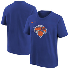 Blue New York Knicks Youth Team Essential Logo T-Shirt | NBA