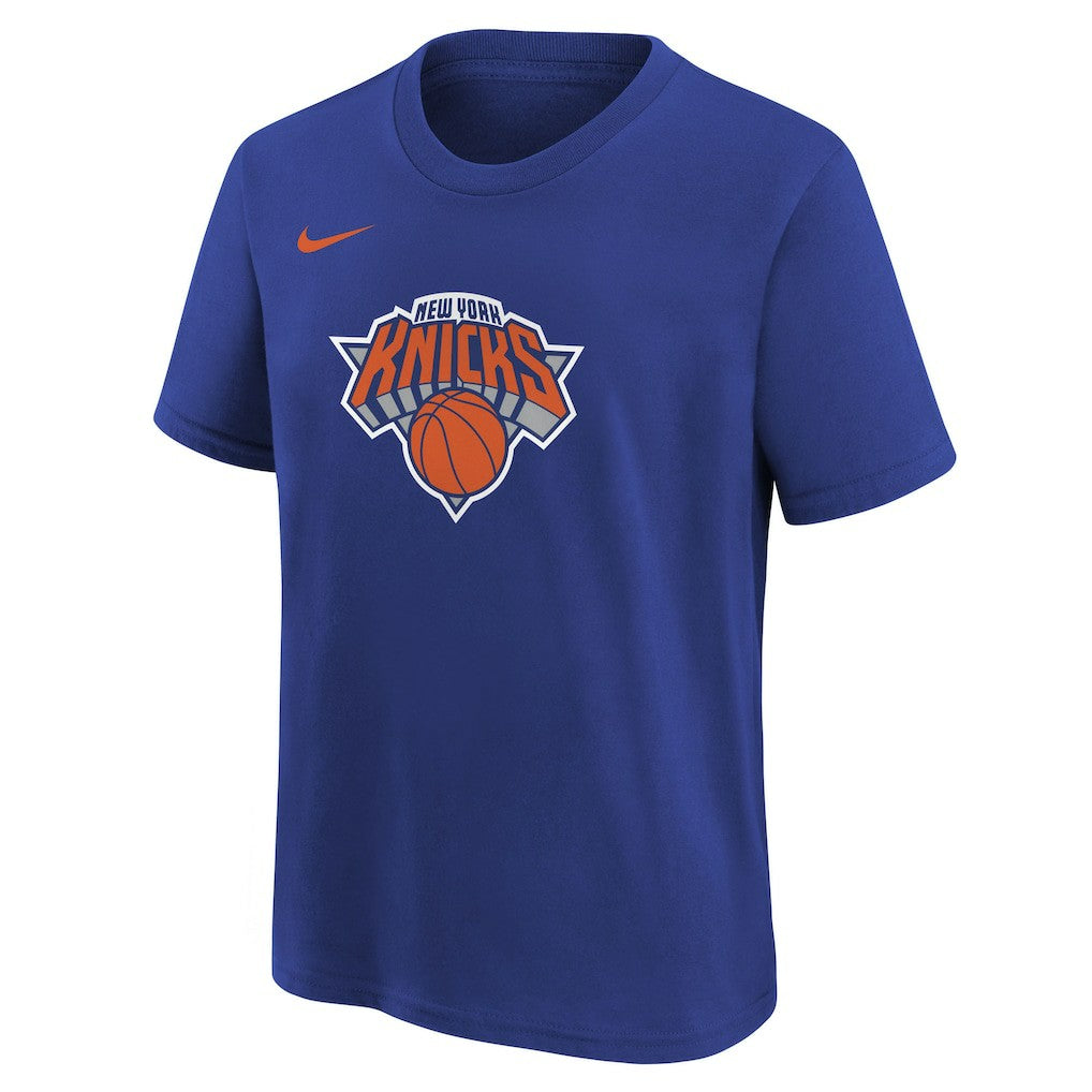 Blue New York Knicks Youth Team Essential Logo T-Shirt | NBA