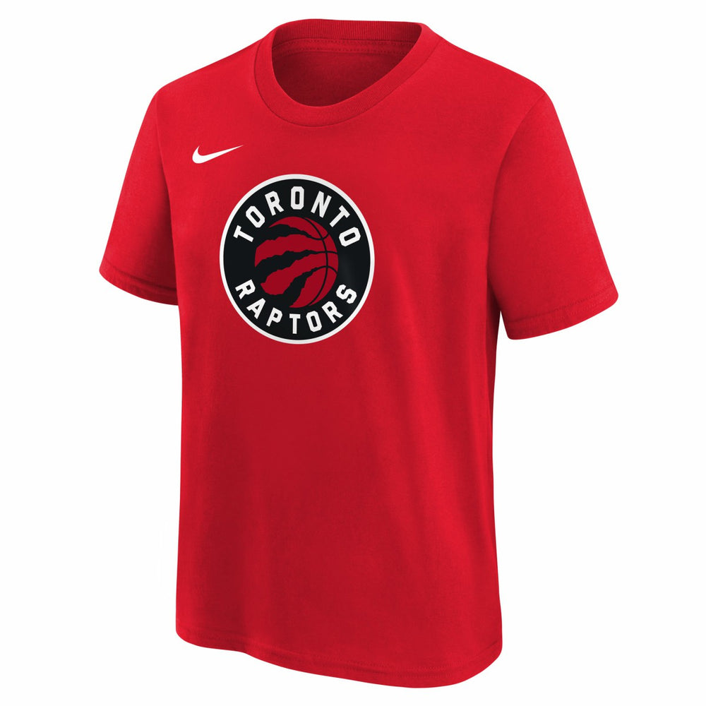 Red Toronto Raptors Youth Team Essential Logo T-Shirt | NBA