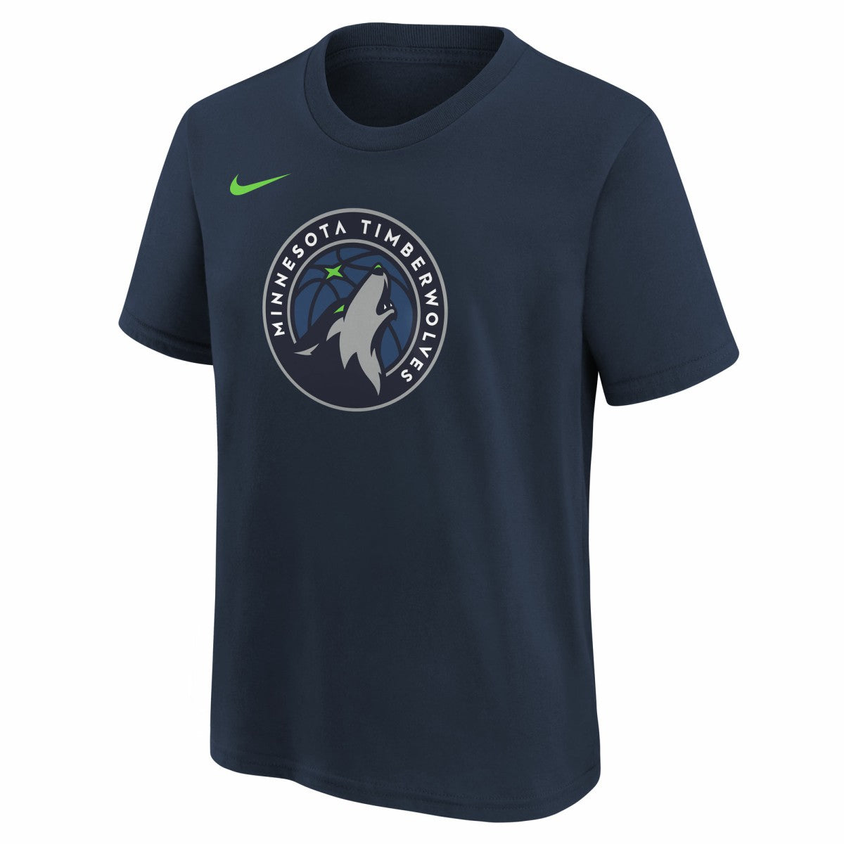 Navy Minnesota Timberwolves Youth Team Essential Logo T-Shirt | NBA