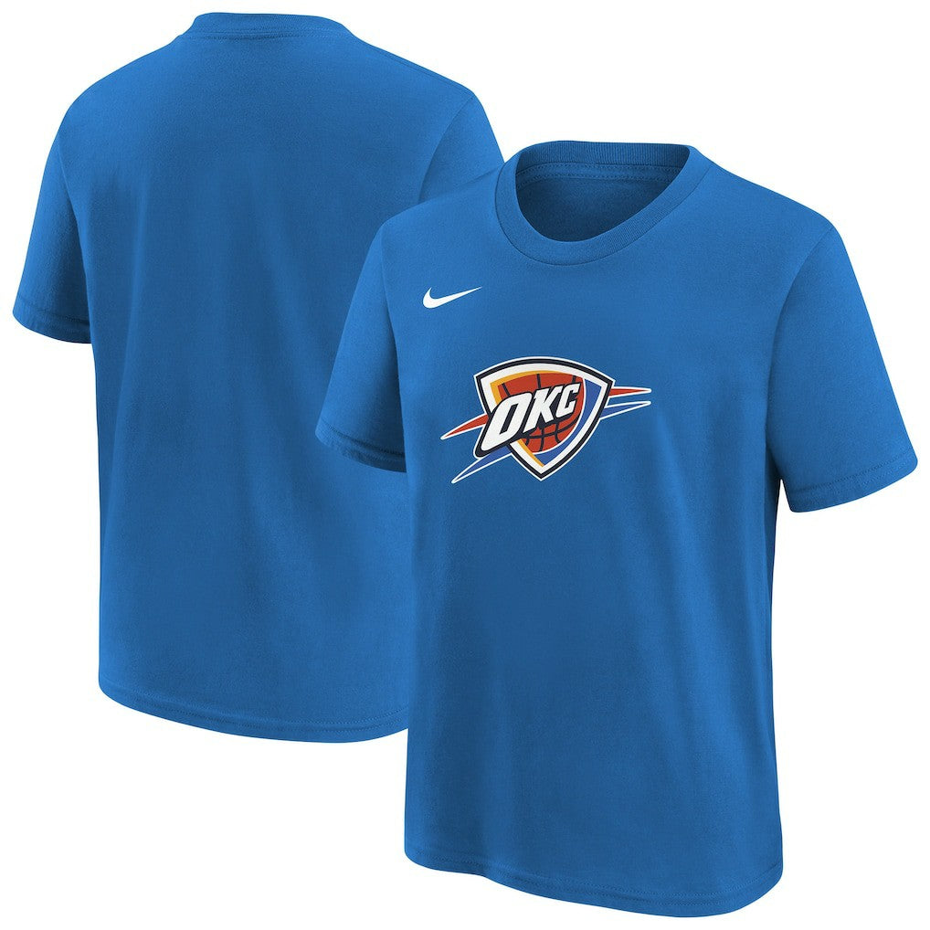 Blue Oklahoma City Thunder Youth Team Essential Logo T-Shirt | NBA