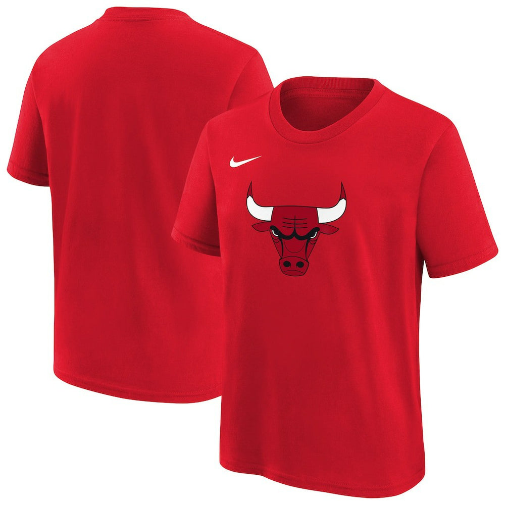 Red Chicago Bulls Youth Team Essential Logo T-Shirt sale | NBA