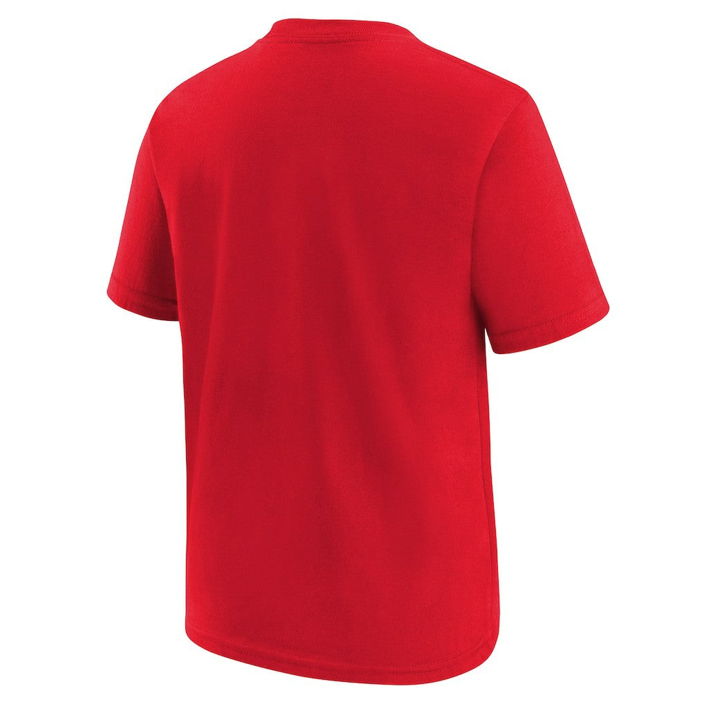 Red Chicago Bulls Youth Team Essential Logo T-Shirt sale | NBA