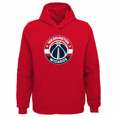 Red Washington Wizards Outerstuff Youth Primary Logo Pullover Hoodie | NBA