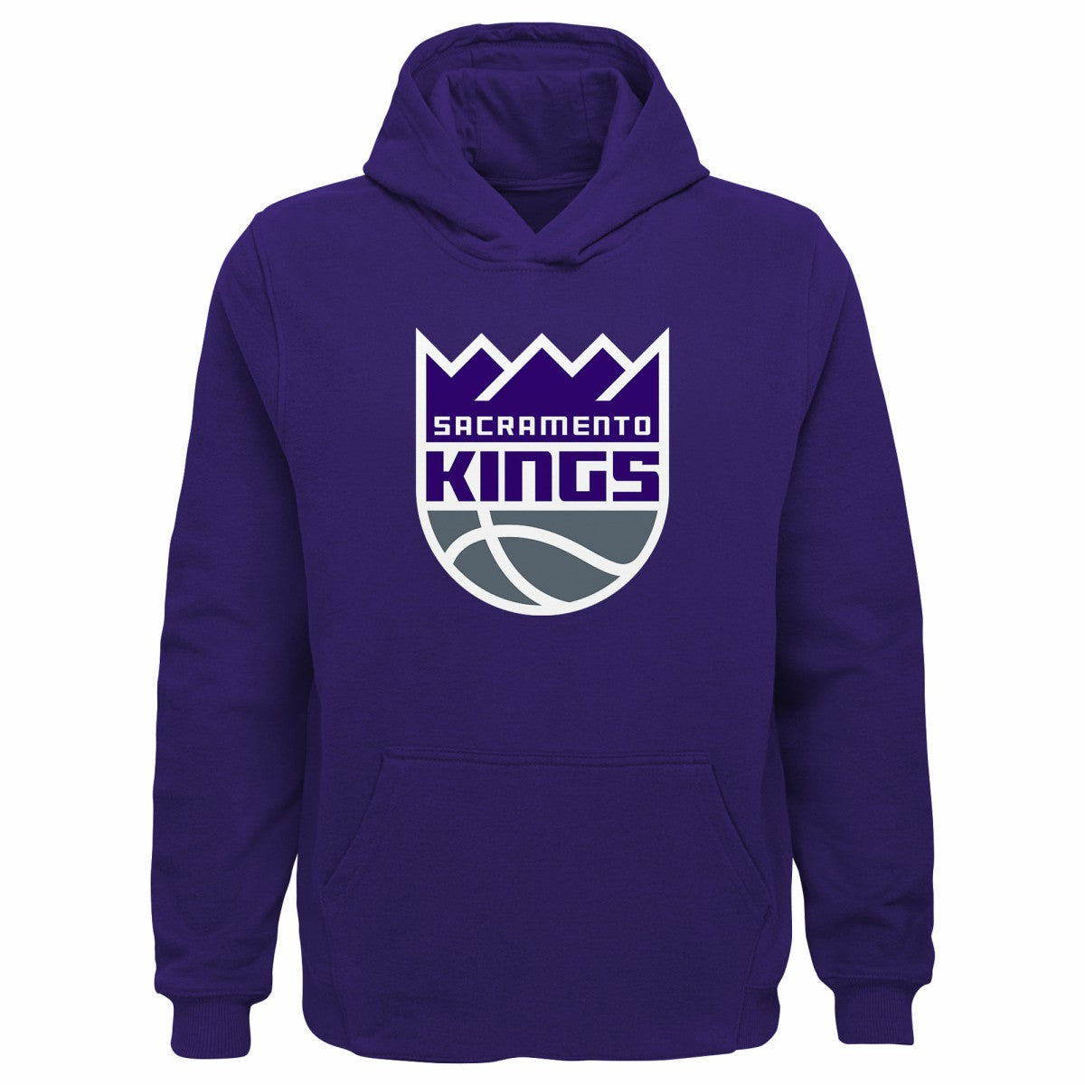 Purple Sacramento Kings Outerstuff Youth Primary Logo Pullover Hoodie | NBA