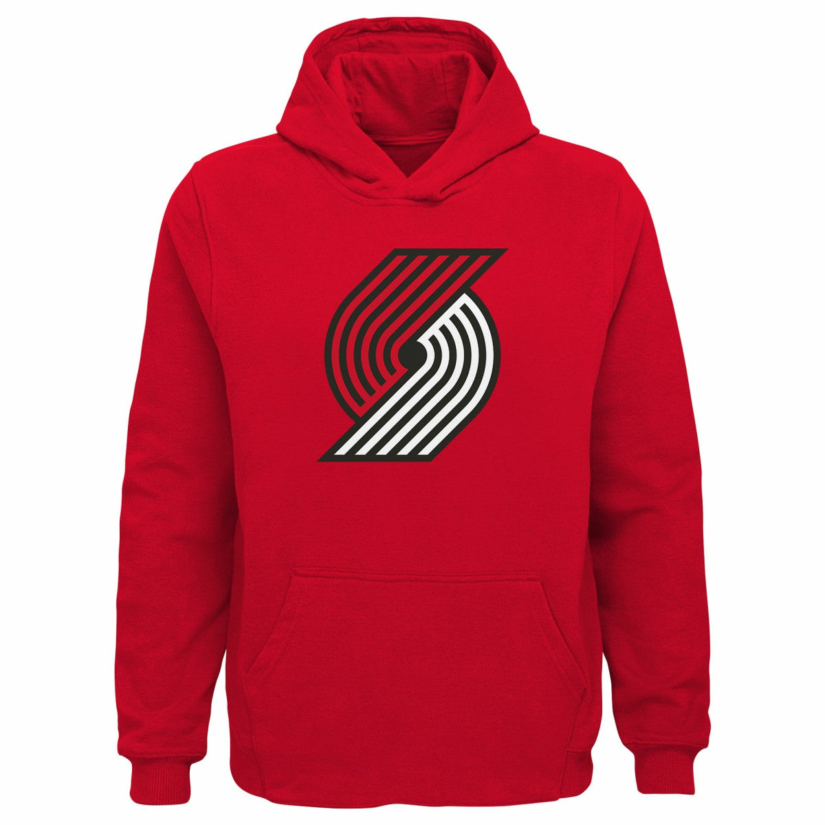 Red Portland Trail Blazers Outerstuff Youth Primary Logo Pullover Hoodie | NBA