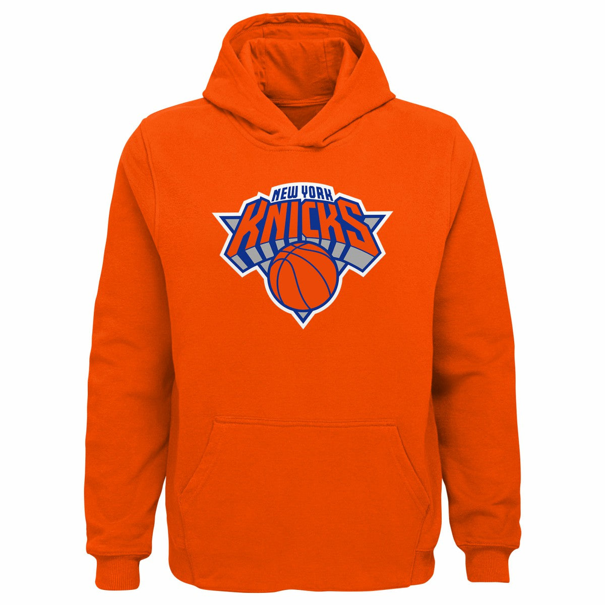 Orange New York Knicks Outerstuff Youth Primary Logo Pullover Hoodie | NBA
