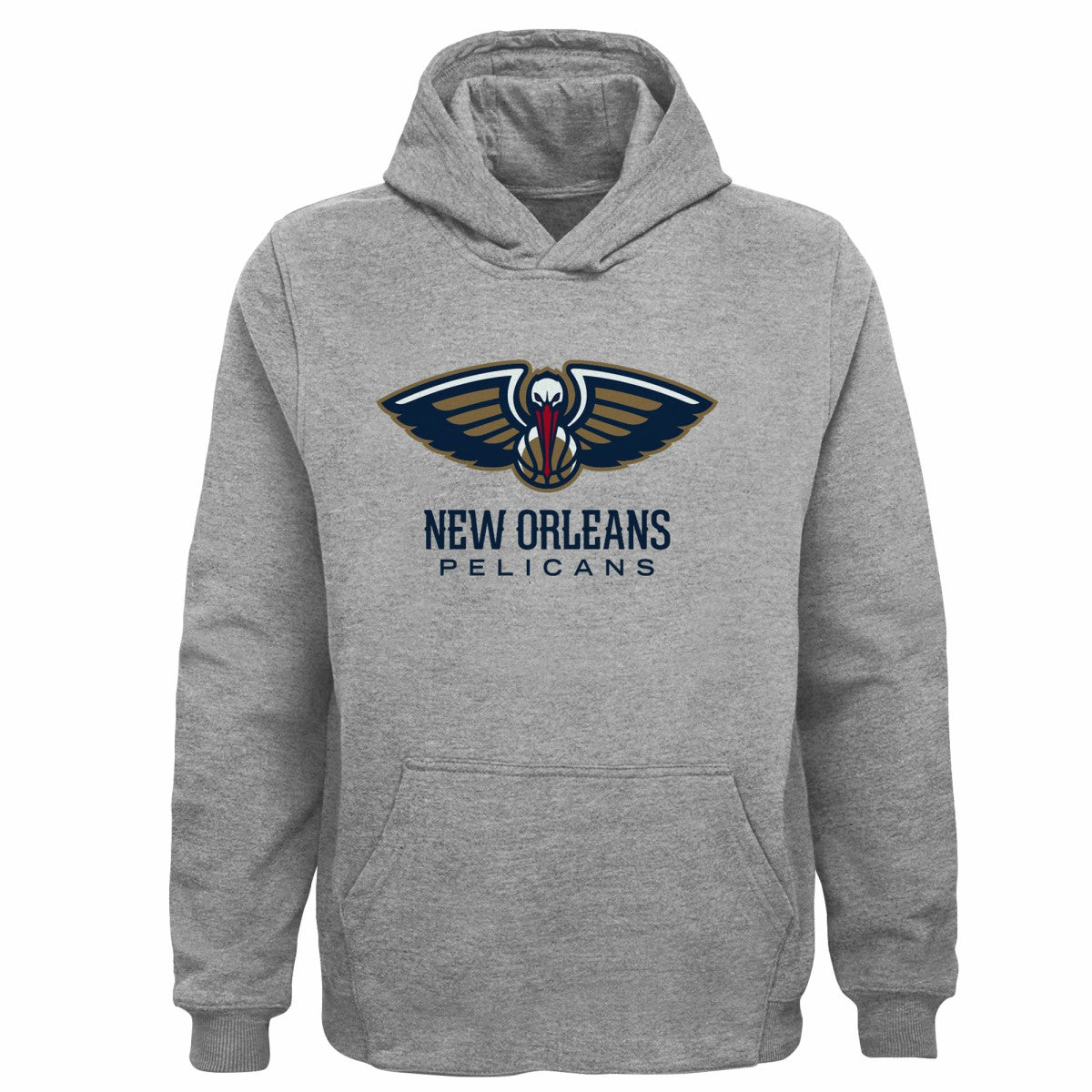 Gray New Orleans Pelicans Outerstuff Youth Primary Logo Pullover Hoodie | NBA