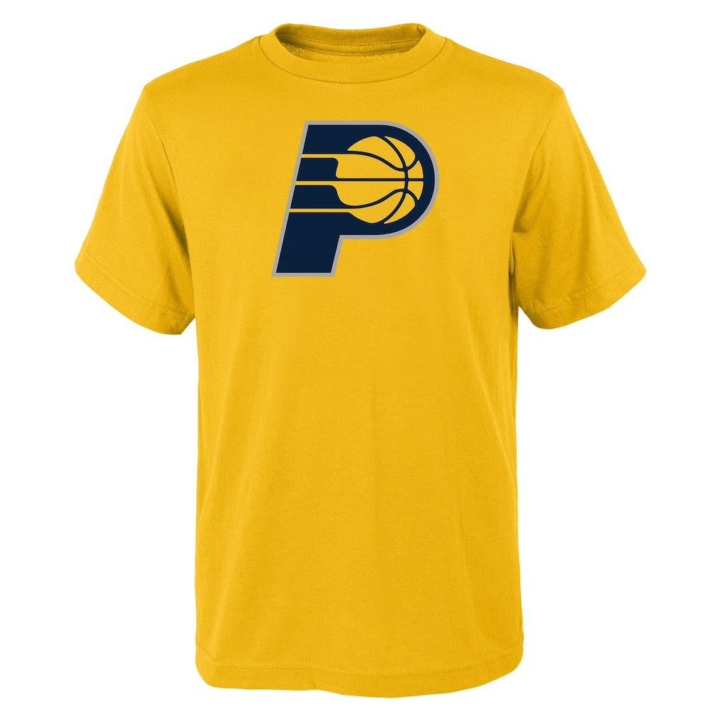 Yellow Indiana Pacers Outerstuff Youth Primary Logo T-Shirt | NBA