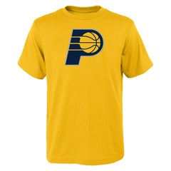 Yellow Indiana Pacers Outerstuff Youth Primary Logo T-Shirt | NBA
