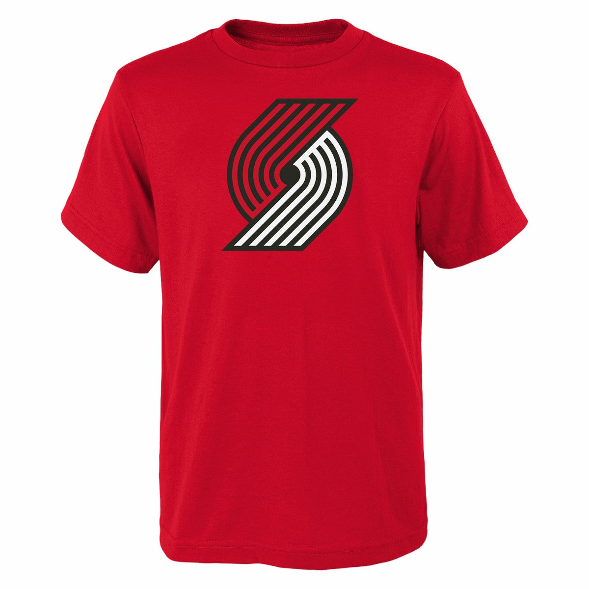 Red Portland Trail Blazers Outerstuff Youth Primary Logo T-Shirt | NBA