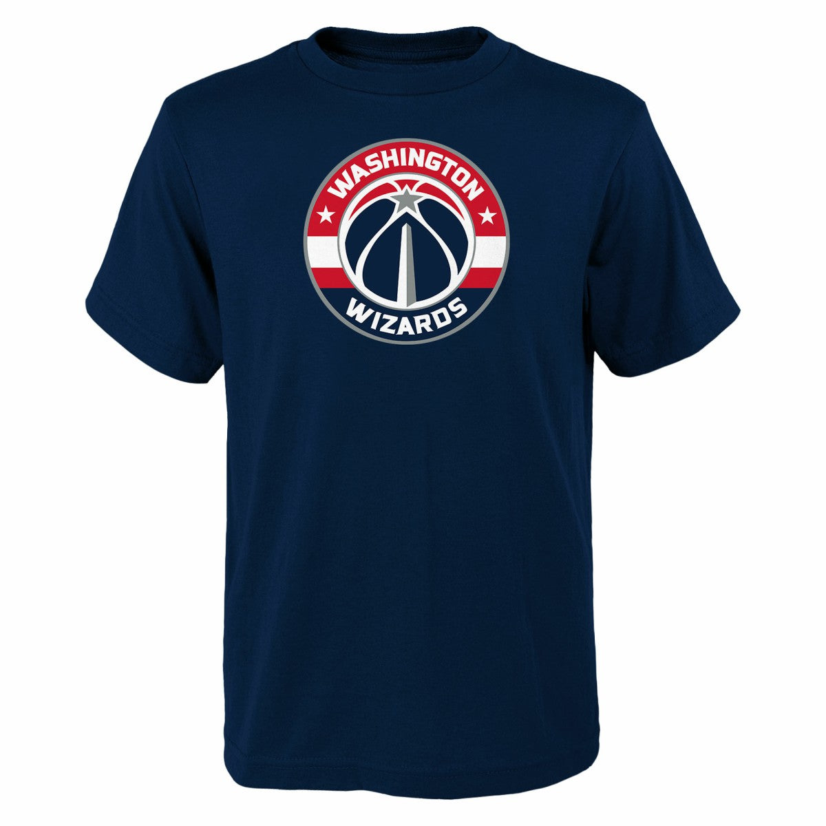 Navy Washington Wizards Outerstuff Youth Primary Logo T-Shirt | NBA