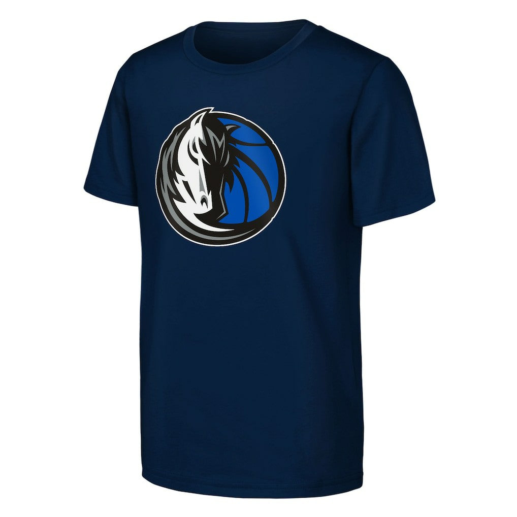 Navy Dallas Mavericks Outerstuff Youth Primary Logo T-Shirt sale | NBA