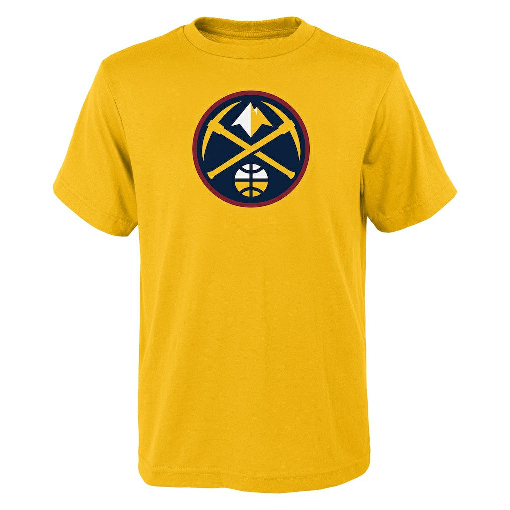 Yellow Denver Nuggets Outerstuff Youth Primary Logo T-Shirt sale | NBA