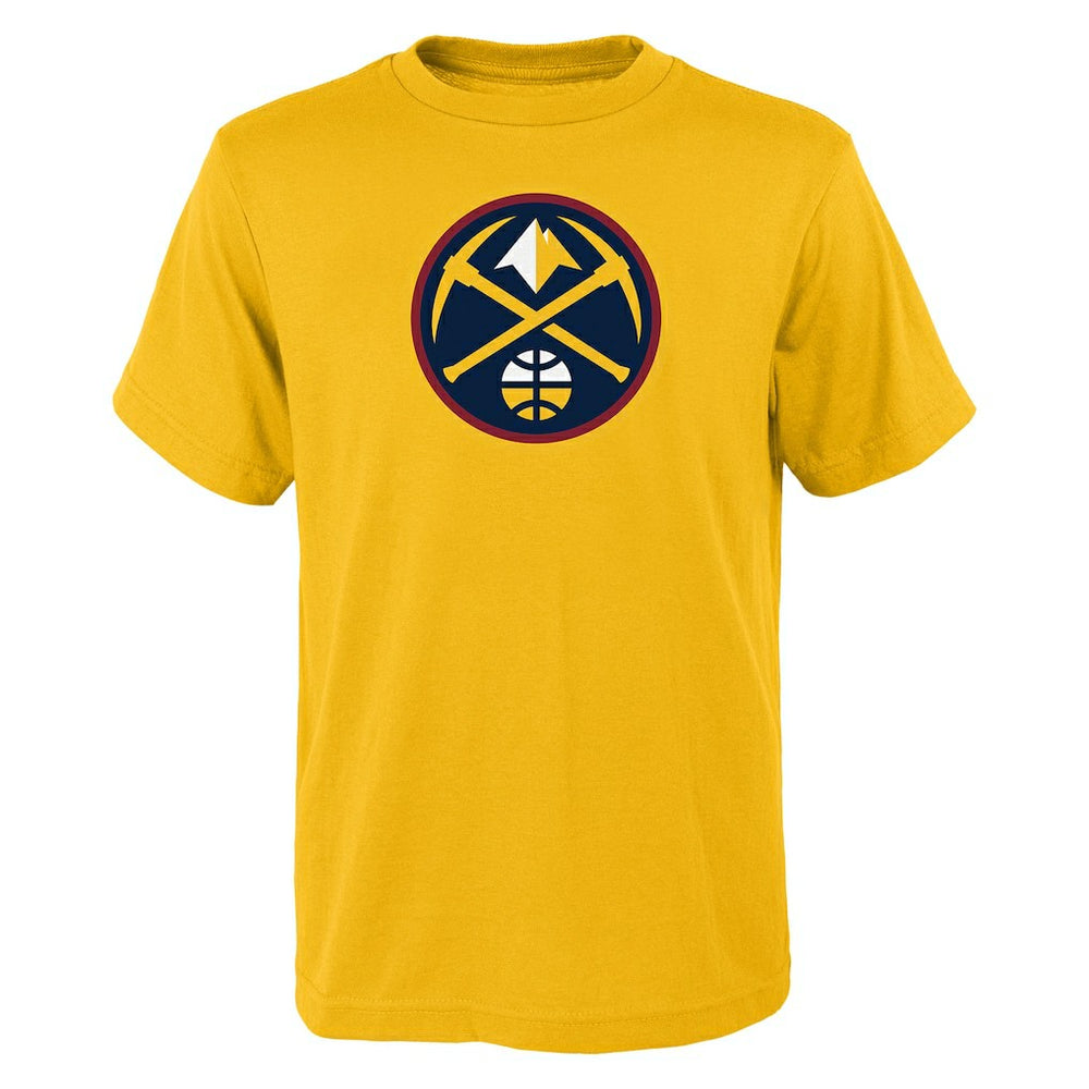 Yellow Denver Nuggets Outerstuff Youth Primary Logo T-Shirt sale | NBA