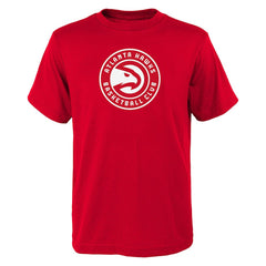 Red Atlanta Hawks Outerstuff Youth Primary Logo T-Shirt | NBA