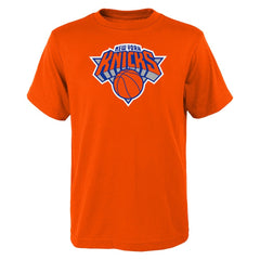 Orange New York Knicks Outerstuff Youth Primary Logo T-Shirt | NBA
