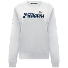 Nashville Predators Levelwear Women's Yvette Big Script Tri-Blend Sweatshirt -  NHL Sweatshirts