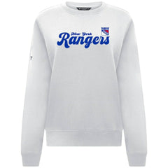 New York Rangers Levelwear Women's Yvette Big Script Tri-Blend Sweatshirt -  NHL Sweatshirts