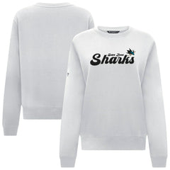 San Jose Sharks Levelwear Women's Yvette Big Script Tri-Blend Sweatshirt -  NHL Sweatshirts