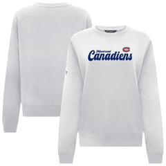 Montreal Canadiens Levelwear Women's Yvette Big Script Tri-Blend Sweatshirt -  NHL Sweatshirts