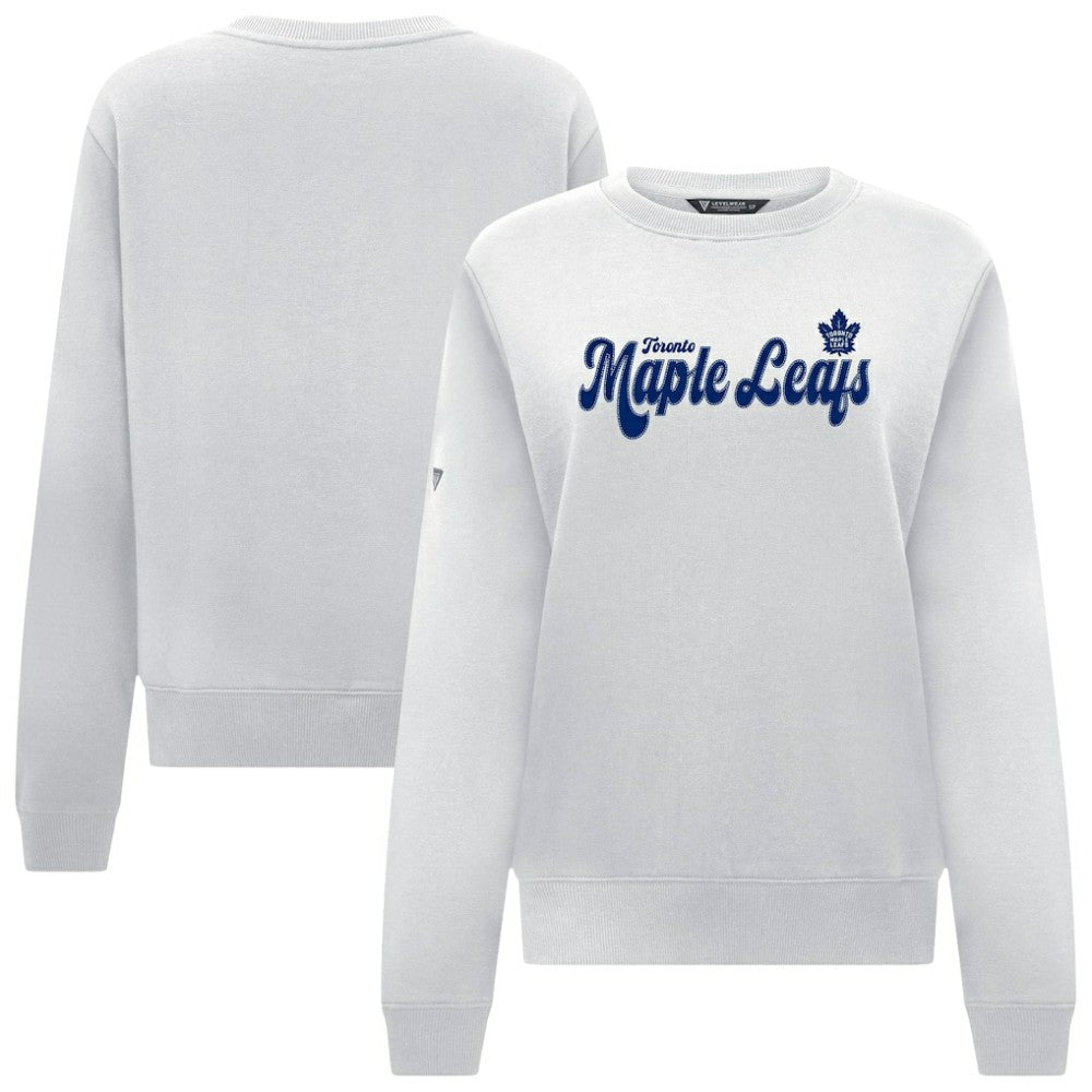 Toronto Maple Leafs Levelwear Women's Yvette Big Script Tri-Blend Sweatshirt -  NHL Sweatshirts