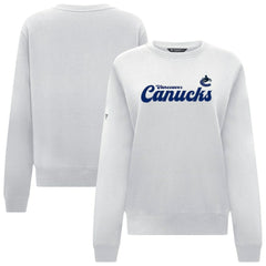 Vancouver Canucks Levelwear Women's Yvette Big Script Tri-Blend Sweatshirt -  NHL Sweatshirts