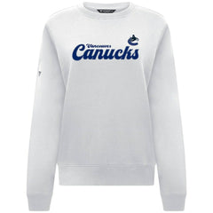 Vancouver Canucks Levelwear Women's Yvette Big Script Tri-Blend Sweatshirt -  NHL Sweatshirts
