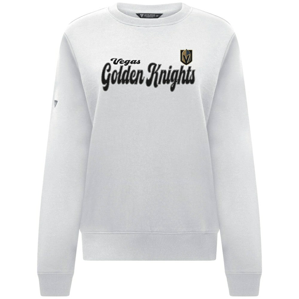 Vegas Golden Knights Levelwear Women's Yvette Big Script Tri-Blend Sweatshirt -  NHL Sweatshirts