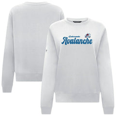 Colorado Avalanche Levelwear Women's Yvette Big Script Tri-Blend Sweatshirt -  NHL Sweatshirts