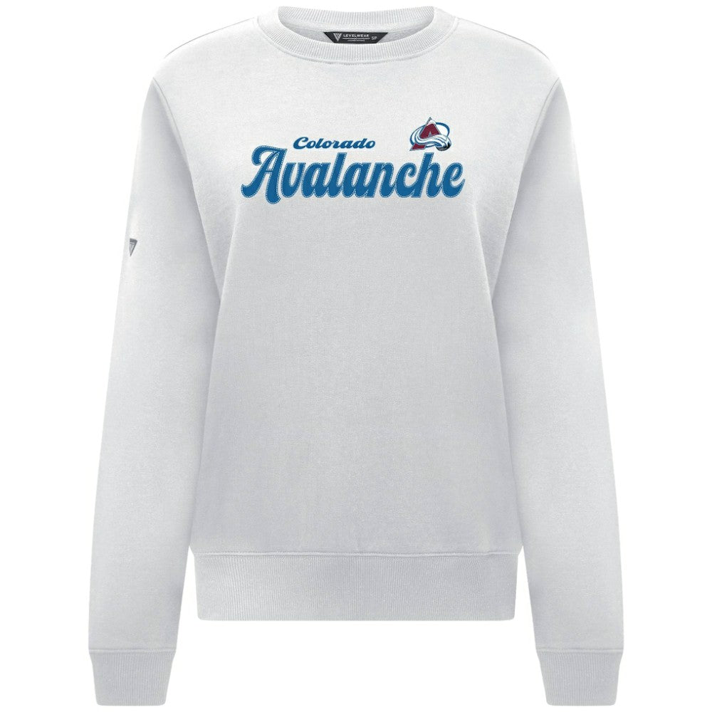 Colorado Avalanche Levelwear Women's Yvette Big Script Tri-Blend Sweatshirt -  NHL Sweatshirts
