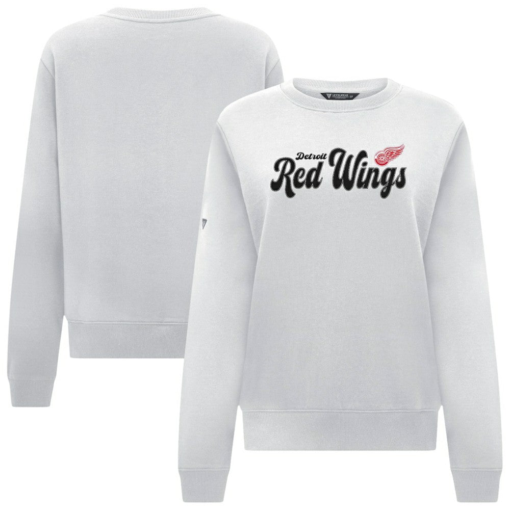 Detroit Red Wings Levelwear Women's Yvette Big Script Tri-Blend Sweatshirt -  NHL Sweatshirts